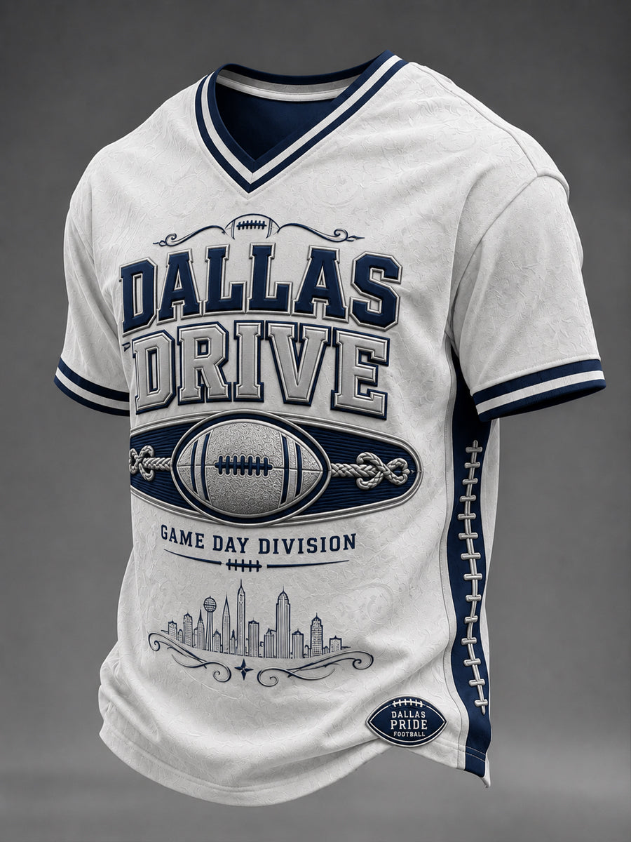 Men’s Dallas Cowboys Print Casual T-Shirt