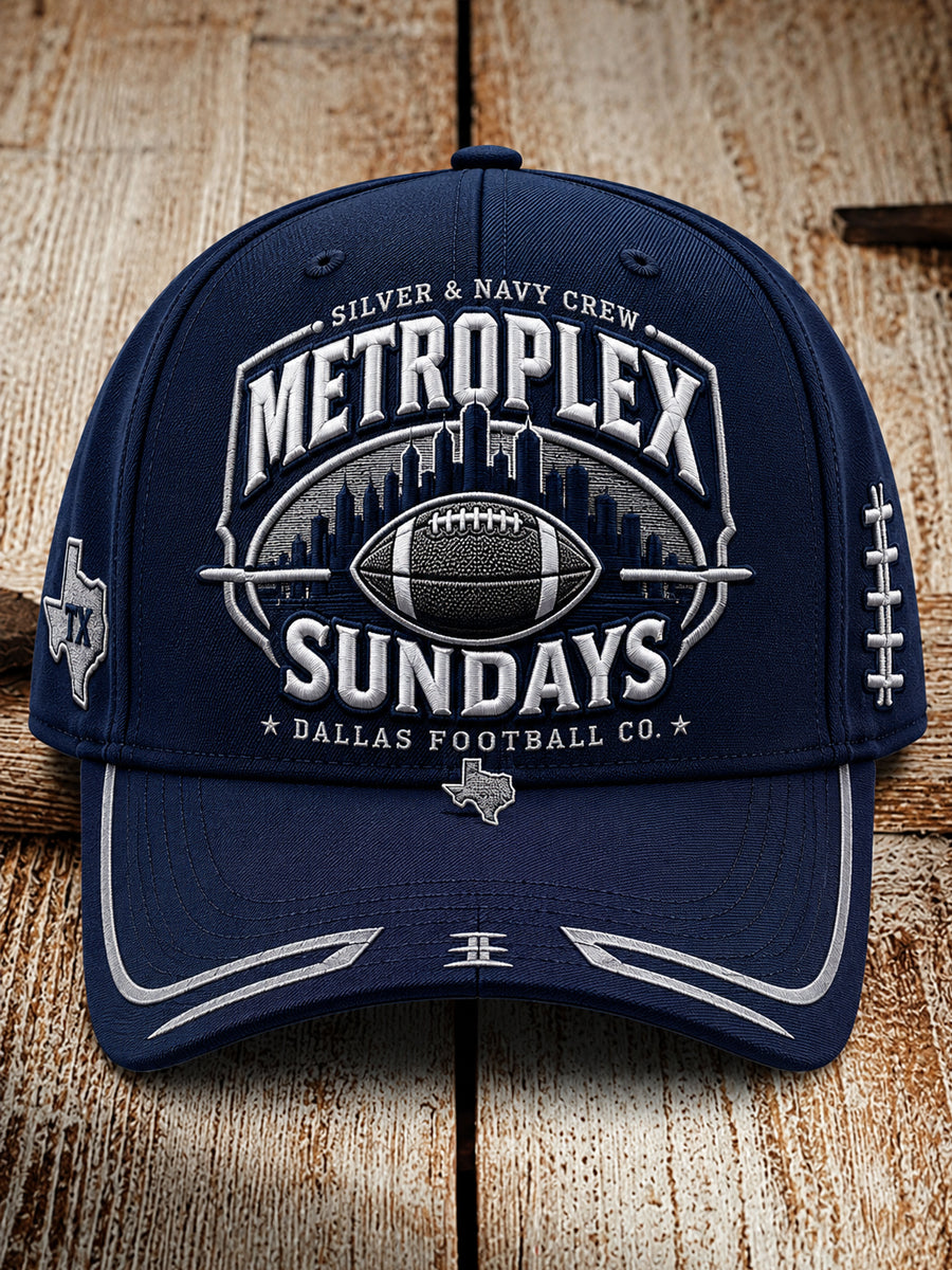 Unisex Rugby Dallas Cowboys Embroidered Casual Hat