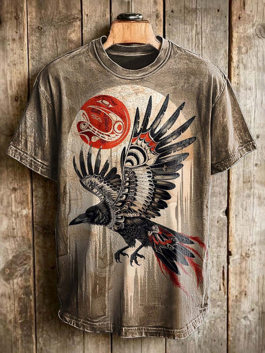 Thunderbird Printed Casual Short-Sleeve T-Shirt