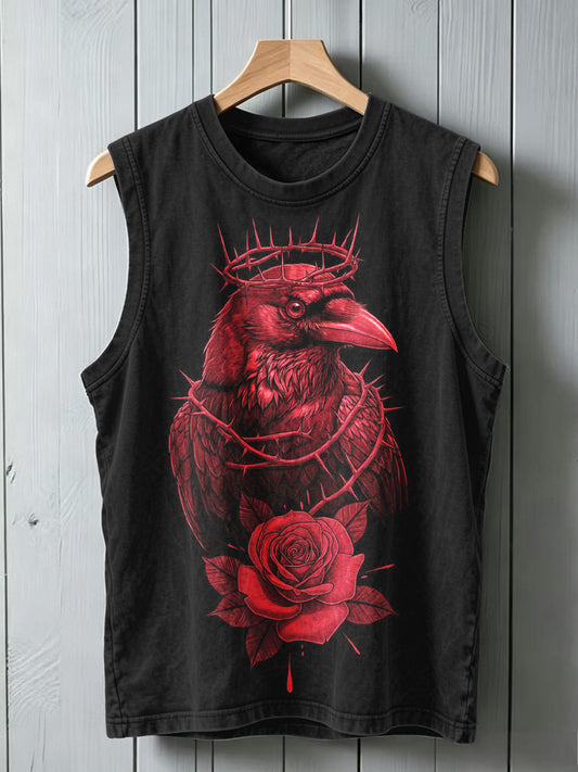 Thorn & Crow Printed Casual Tank Top