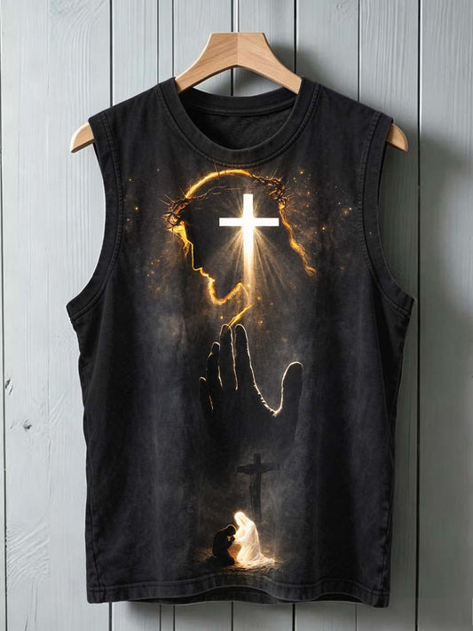 Religious Faith Printed Casual Vest Top