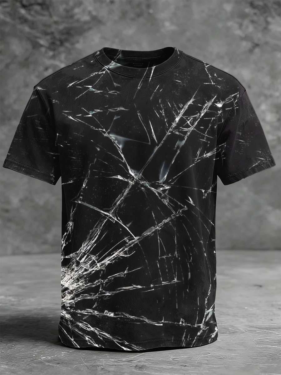 Printed Vintage Fashion Loose Short Sleeve T-Shirt