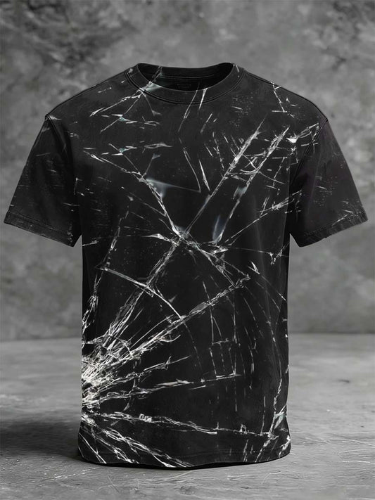 Printed Vintage Fashion Loose Short Sleeve T-Shirt