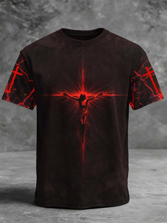 The Passion of Jesus – Printed Casual Short-Sleeve T-Shirt