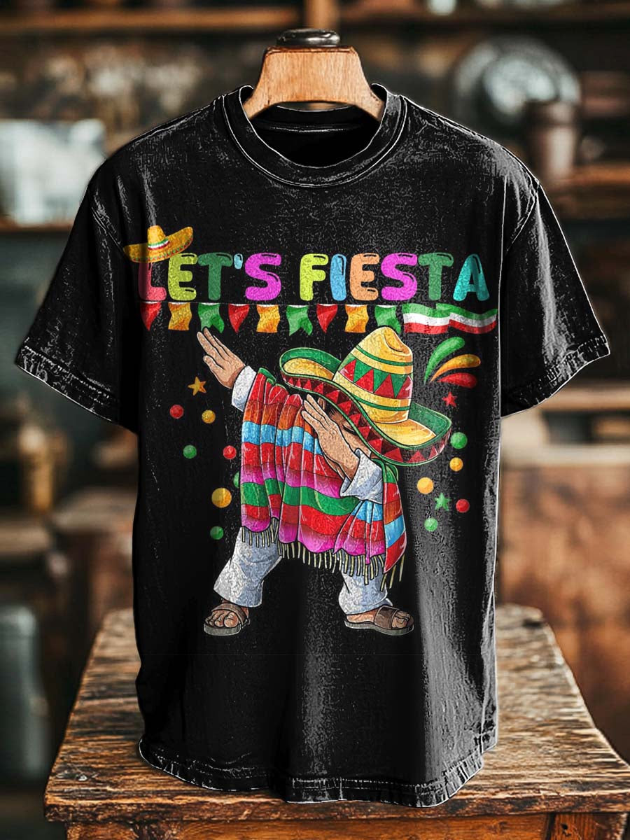 Cinco de Mayo Printed Casual Short-Sleeve T-Shirt
