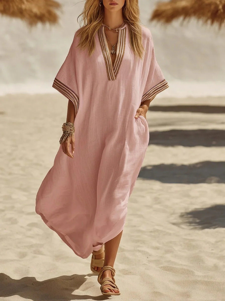 Women’s Bohemian Vacation Casual Maxi Dress