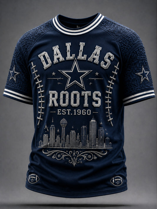 Men’s Dallas Cowboys Print Casual T-Shirt