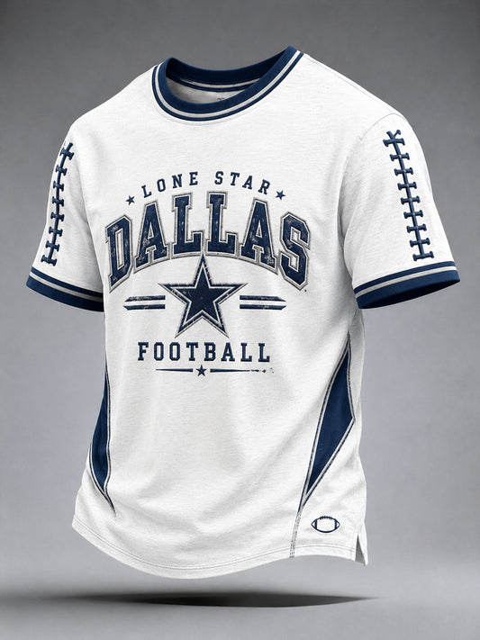Men’s Dallas Cowboys Print Casual T-Shirt