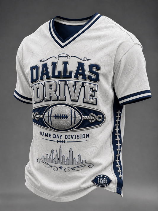 Men’s Dallas Cowboys Print Casual T-Shirt