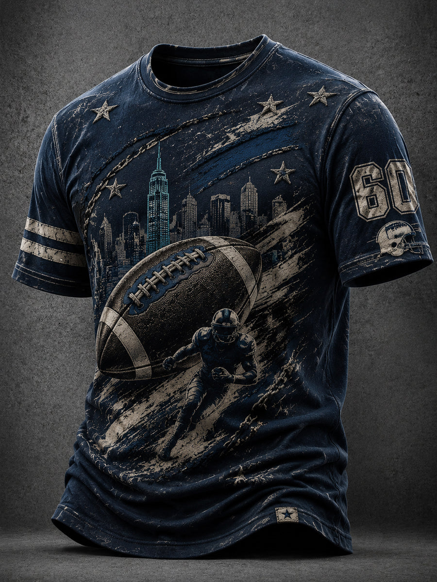 Men’s Dallas Cowboys Print Casual T-Shirt