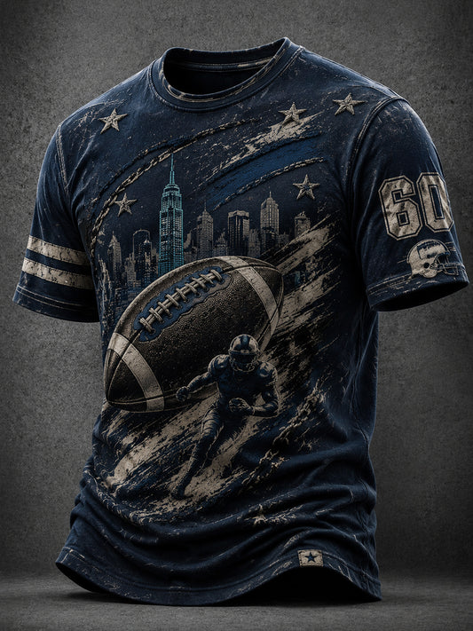 Men’s Dallas Cowboys Print Casual T-Shirt