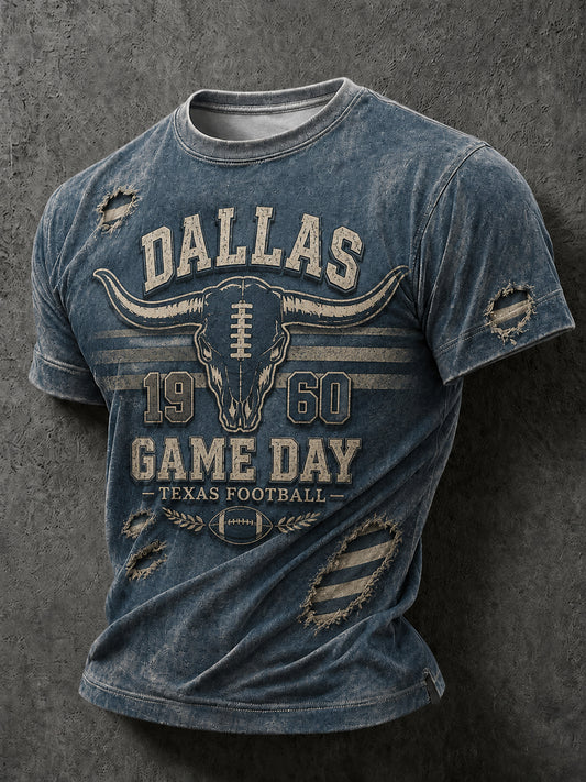 Men’s Dallas Cowboys Print Casual T-Shirt