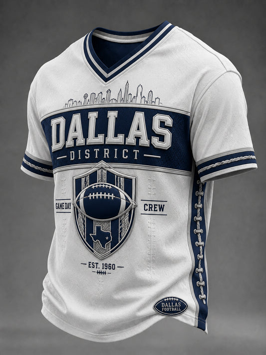 Men’s Dallas Cowboys Print Casual T-Shirt