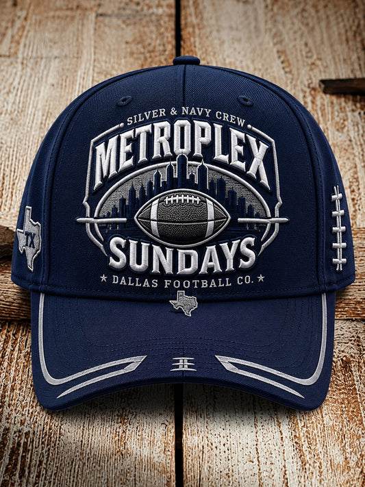 Unisex Rugby Dallas Cowboys Embroidered Casual Hat